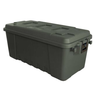 New Heavy Duty Plano Military Storage Trunk, Pack of 2, Black