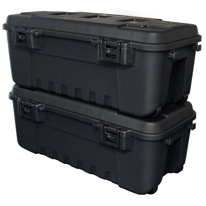 Black Sportsman's Storage Box Heavy Duty, Pack of 2